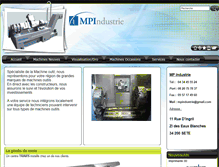 Tablet Screenshot of mpi-machine-outil.com